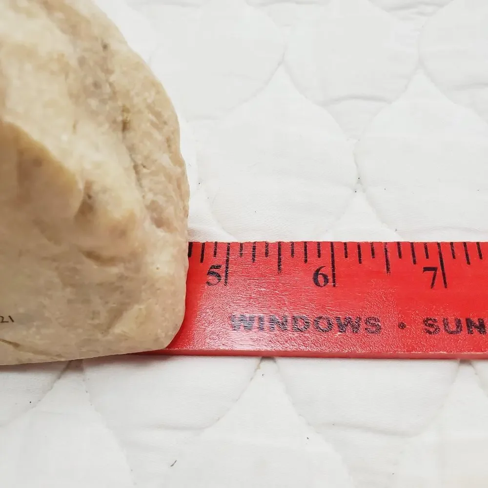 Vintage Spiritual Rock Scripture Proverbs 21:21 Brown Small Collectible Holy